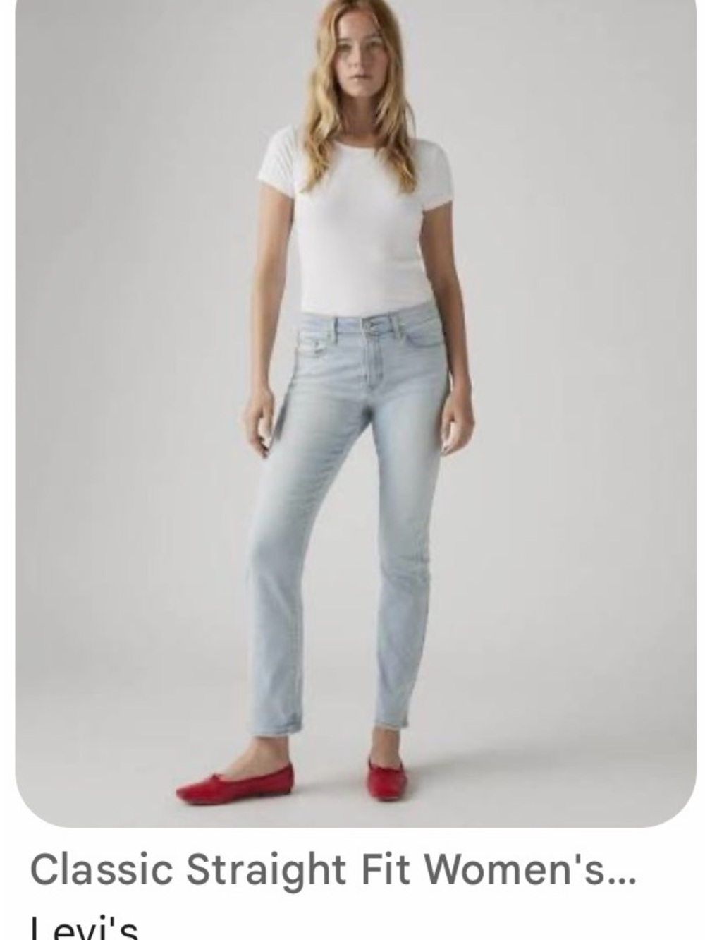 Levi classic straight jeans